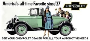 1929 chevy vintage metal sign